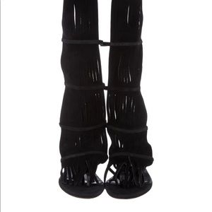 gucci tall flat gladiator sandals